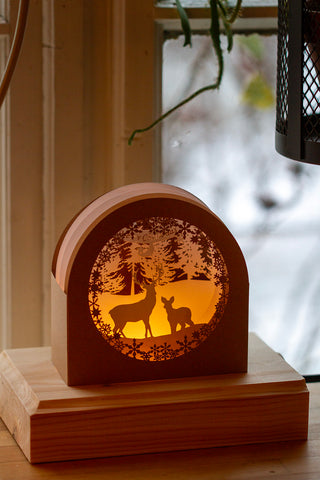 Papirklipplampe med tredimensjonal effekt